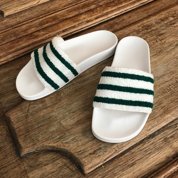 adidas terry cloth slides